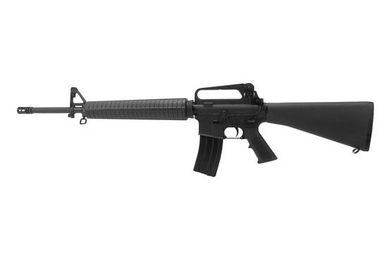 Springfield SA-16 A2 fixed stock AR-15 rifle, black.
